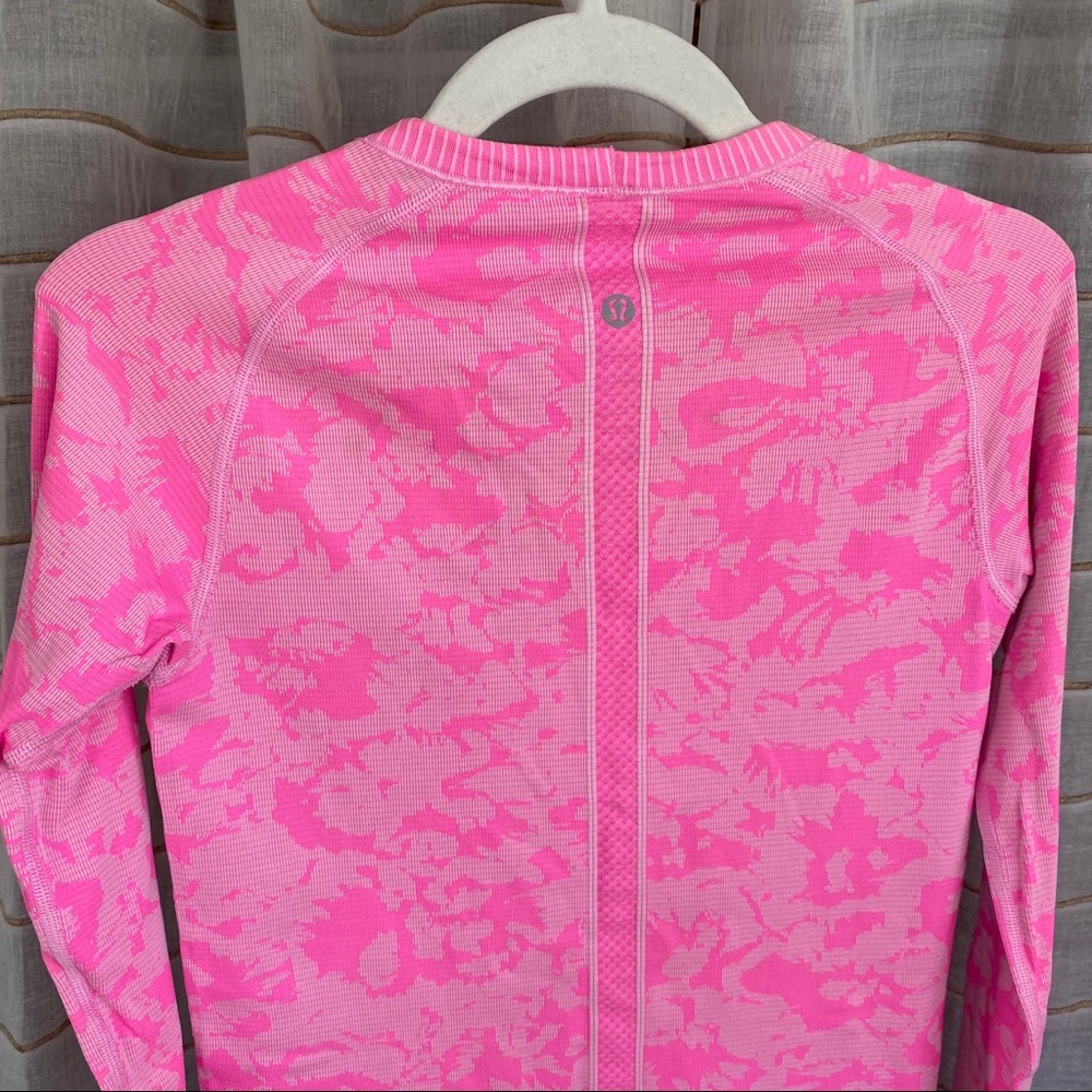 Lululemon Heathered Raspberry Glo Light Swiftly - Picture 9 of 11